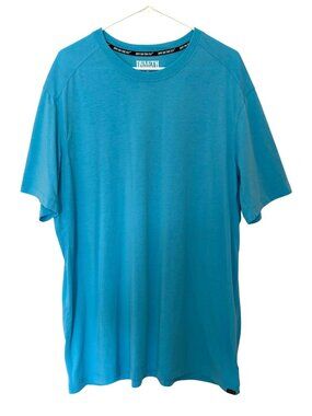 Duluth Trading Co Mens XL Robin Egg Blue Standard Fit Dry On The Fly T-Shirt Top